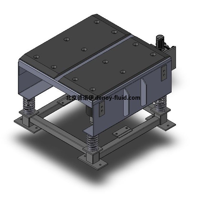 VTB-4-45-drives-by-Pneumatic-Vibrator-and-integrated-into-customer’s-belt-conveyor-1