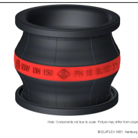 德国 ELAFLEX 红色带环橡胶膨胀节 ERV-R